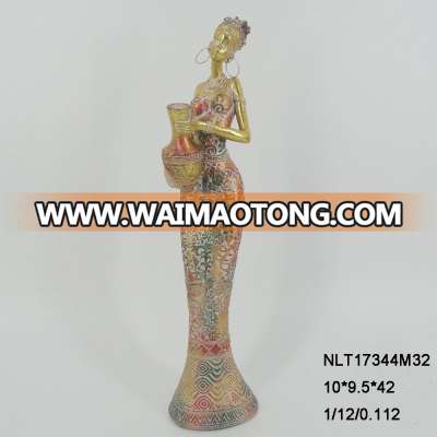 Souvenir gift statue african american art resin statue