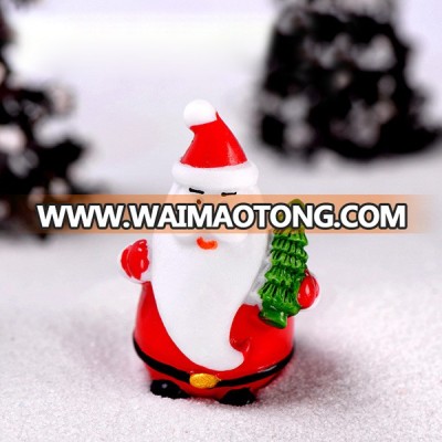 Christmas Resin Decorated Figurine Students Small Gifts Crafts Santa Snowman  Souvenir.